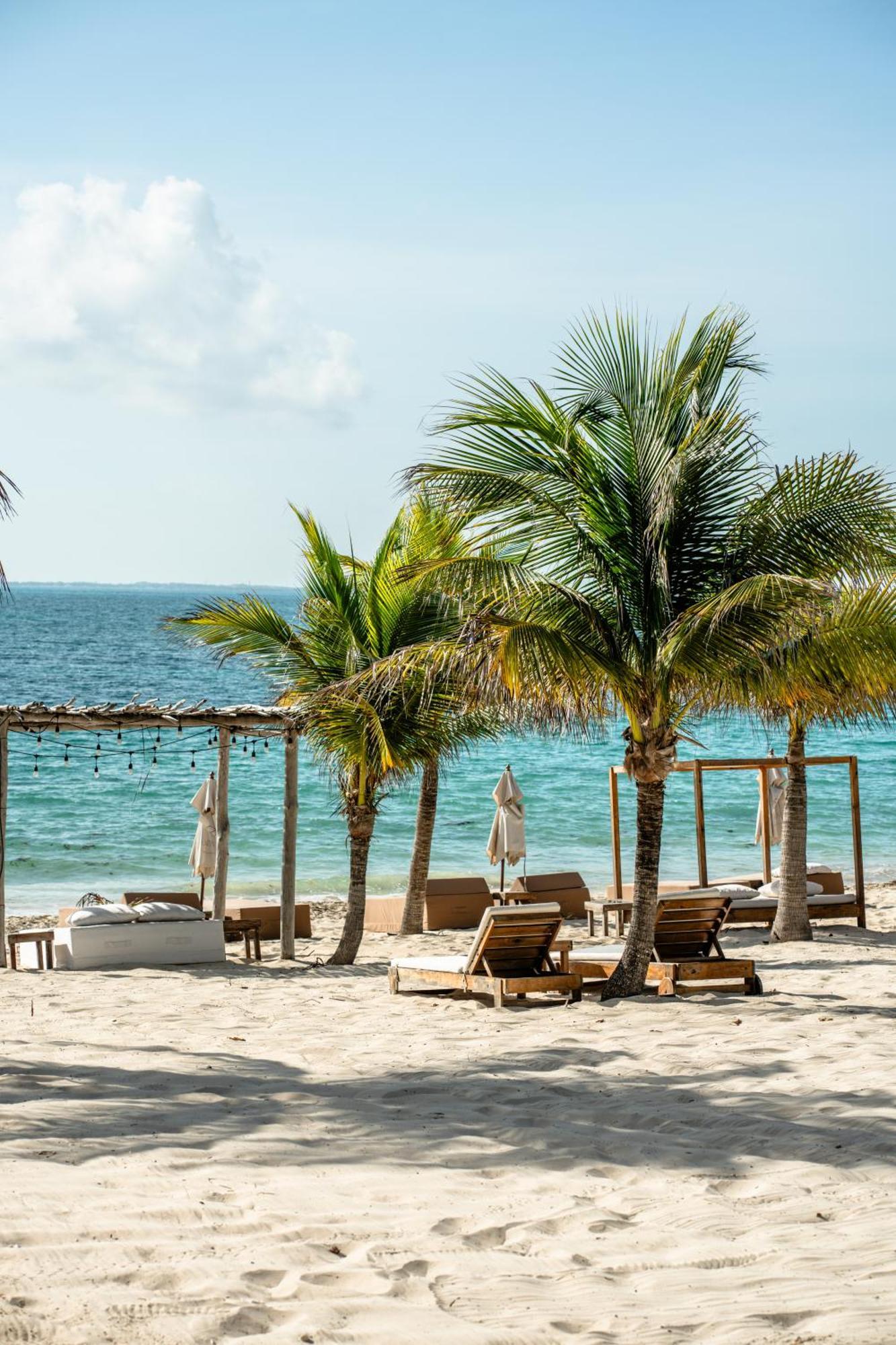 Punta Blanca Beach House Cancún Exterior foto